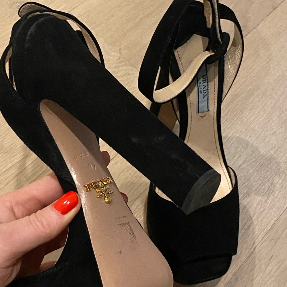 Prada Open Toe Platform’s - image 4